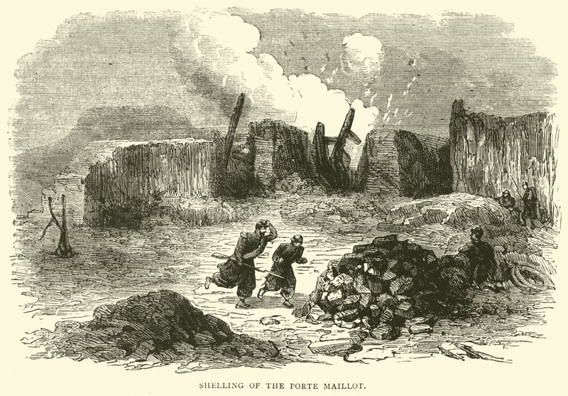 Shelling of the Porte Maillot by English School