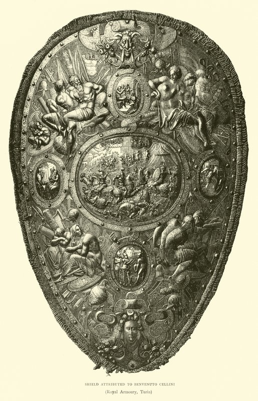 Shield Attributed to Benvenuto Cellini by English School
