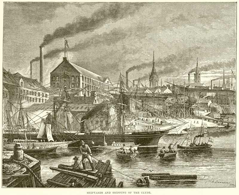 Shipyards and Shipping of the Clyde by English School