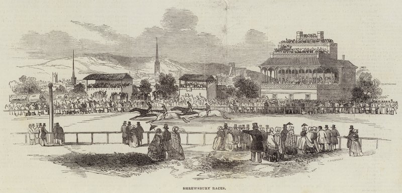 Shrewsbury Races by English School