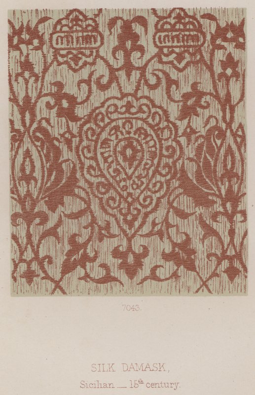 Silk Damask, Sicilian by English School