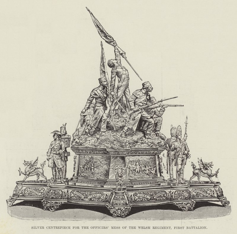 Silver Centrepiece for the Officers