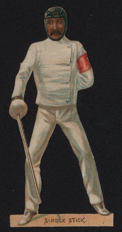 Single Stick, Fencing by English School