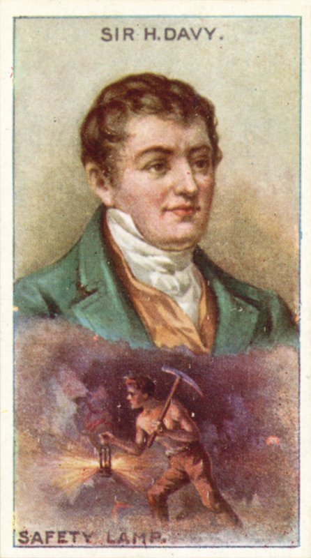 Sir Humphry Davy, Safety Lamp by English School