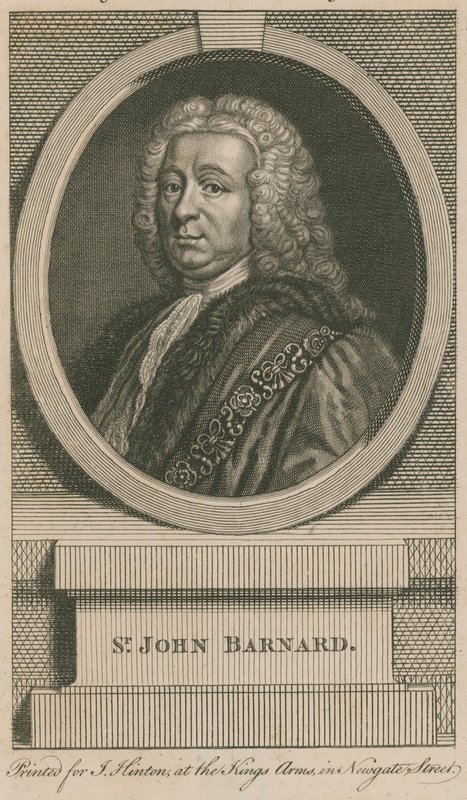 Sir John Barnard, Lord Mayor of London by English School