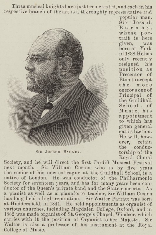 Sir Joseph Barnby by English School