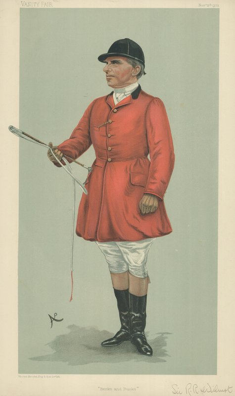 Sir Robert Rodney Wilmot, Berks and Bucks, 5 November 1903, Vanity Fair Cartoon by English School