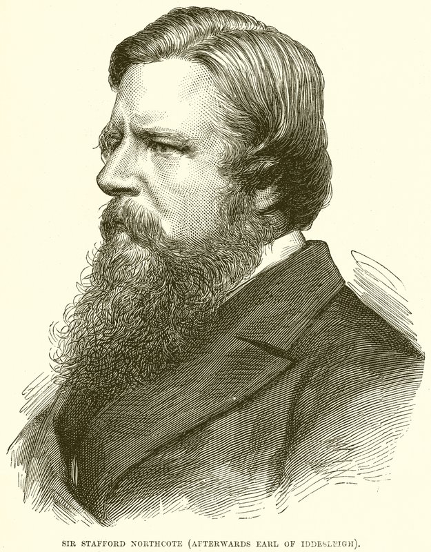 Sir Stafford Northcote (Afterwards Earl of Iddesleigh) by English School