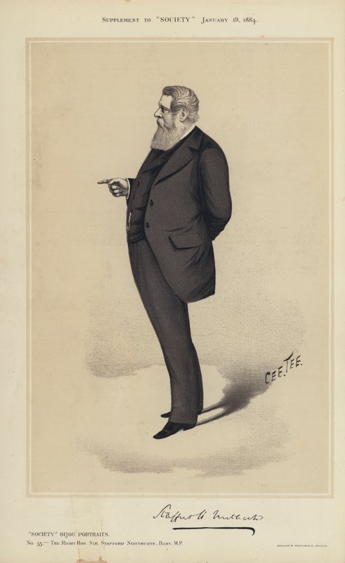 Sir Stafford Northcote, MP by English School