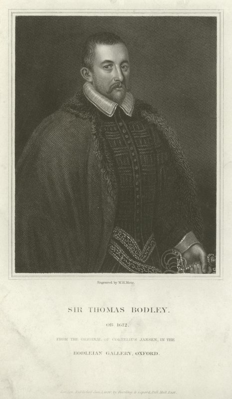 Sir Thomas Bodley, English diplomat and scholar by English School