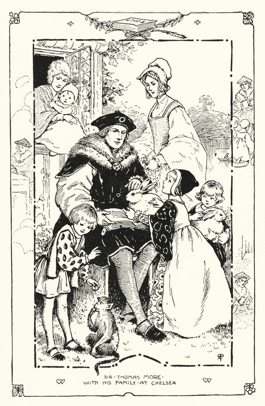 Sir Thomas More with his Family at Chelsea by English School