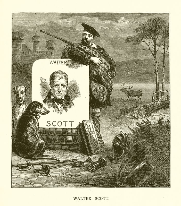 Sir Walter Scott by English School