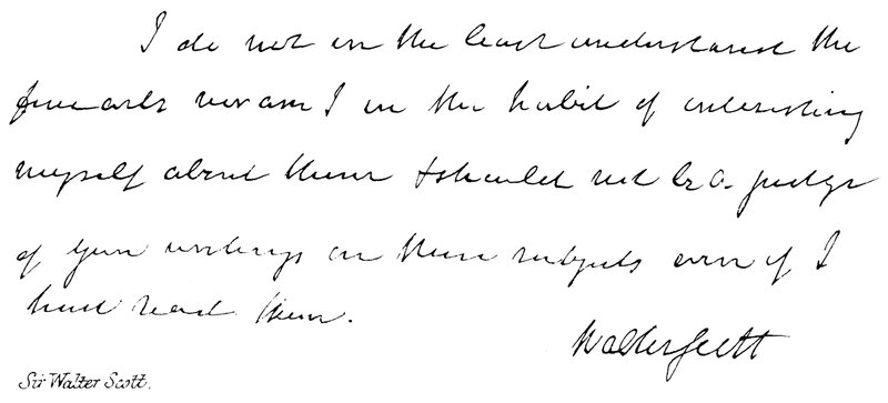 Sir Walter Scott by English School