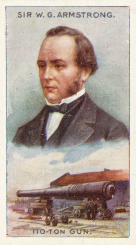 Sir William George Armstrong, 110-Ton Gun by English School