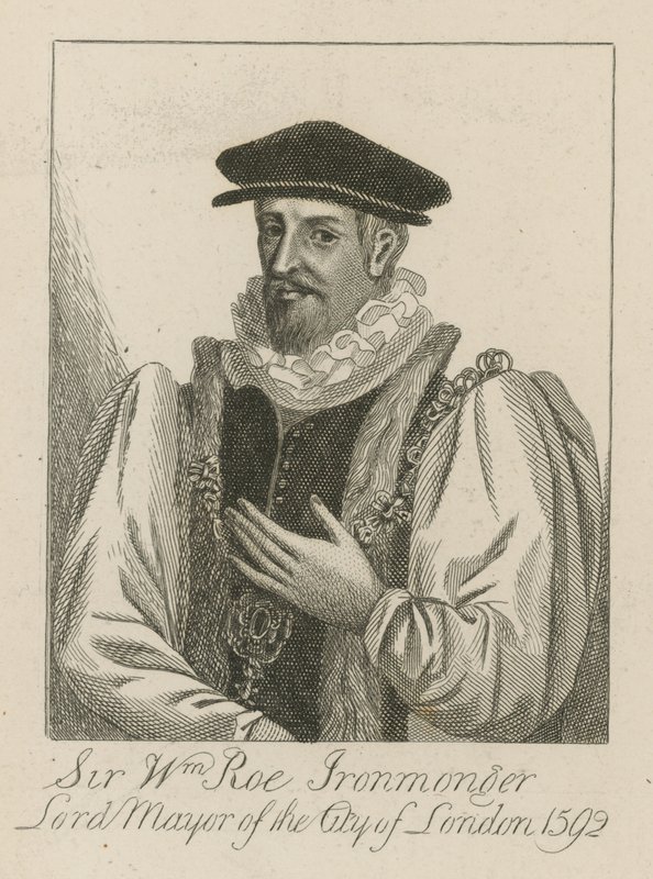 Sir William Roe, Ironmonger, Lord Mayor of London in 1592 by English School
