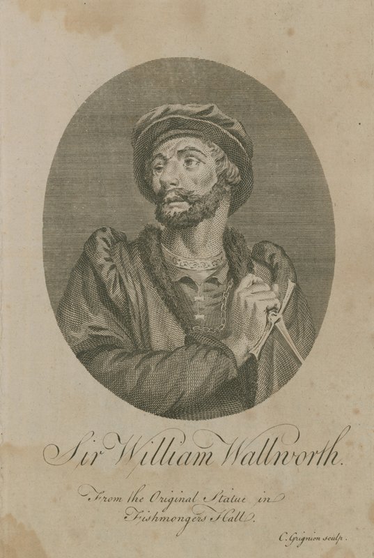Sir William Wallworth, Lord Mayor of London, 1370 by English School