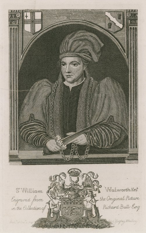 Sir William Walworth, Lord Mayor of London, 1370 by English School