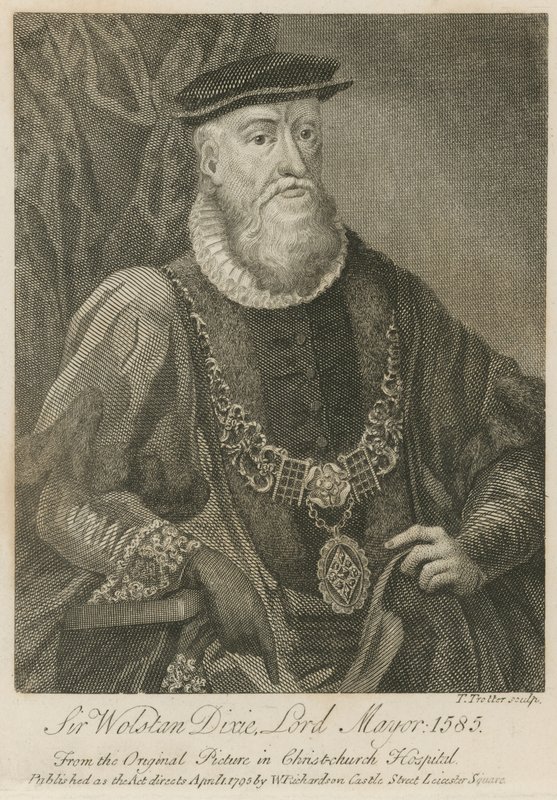 Sir Wolstan Dixie, Lord Mayor of London, 1586 by English School