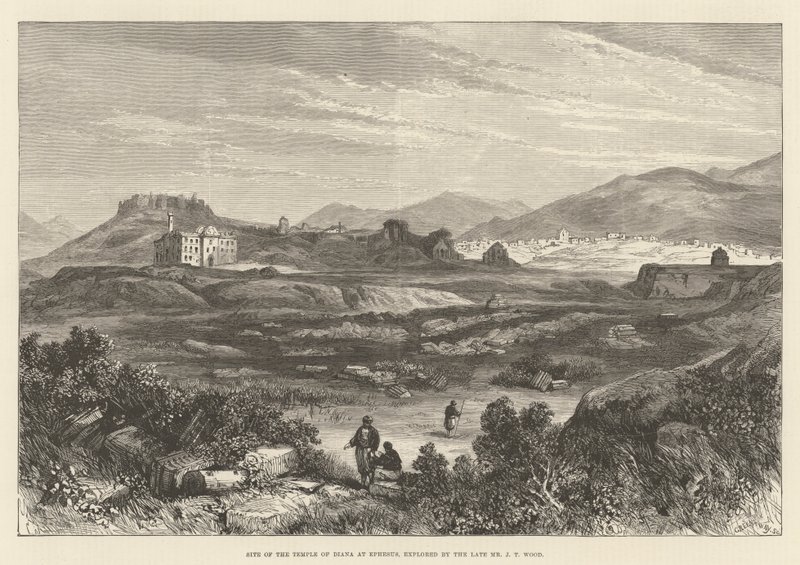 Site of the Temple of Diana at Ephesus, explored by the late Mr J T Wood by English School