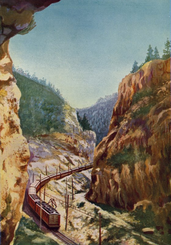 Sixteen Mile Canyon, Montana by English School