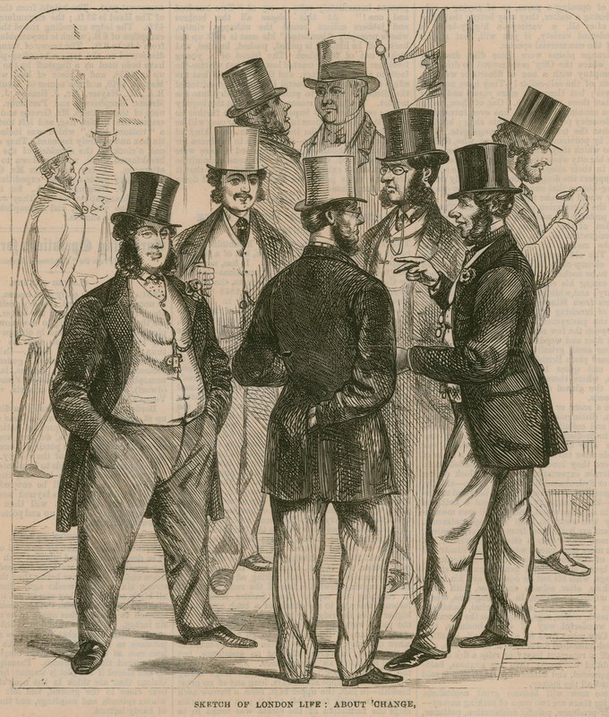 Sketch of London Life: About Change by English School