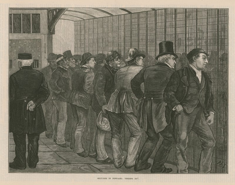 Sketches in Newgate by English School