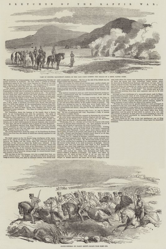 Sketches of the Kaffir War by English School