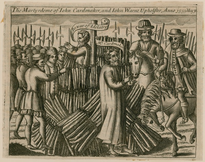 Smithfield Martyrs by English School
