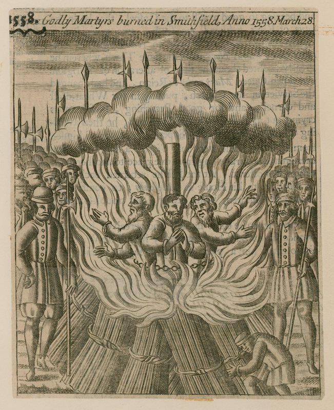 Smithfield Martyrs by English School