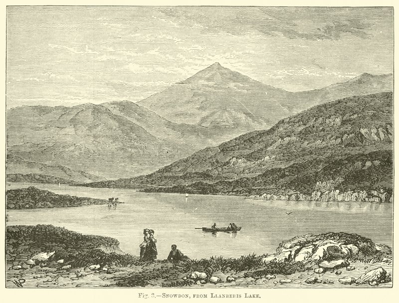 Snowdon, from Llanberis Lake by English School