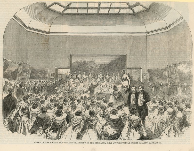 Soiree of the Society for the Encouragement of the Fine Arts by English School