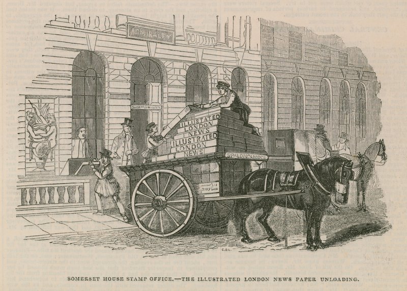 Somerset House Stamp Office by English School