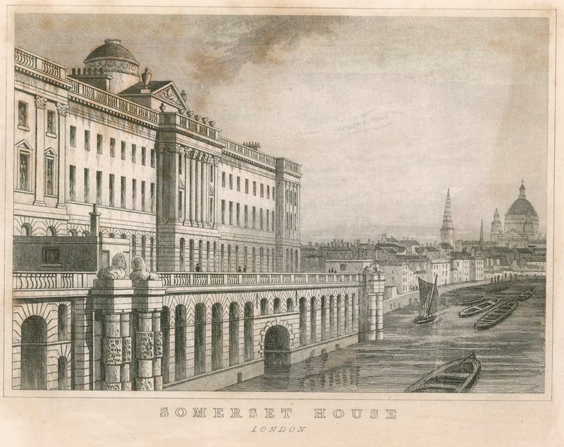 Somerset House, The Strand, London by English School