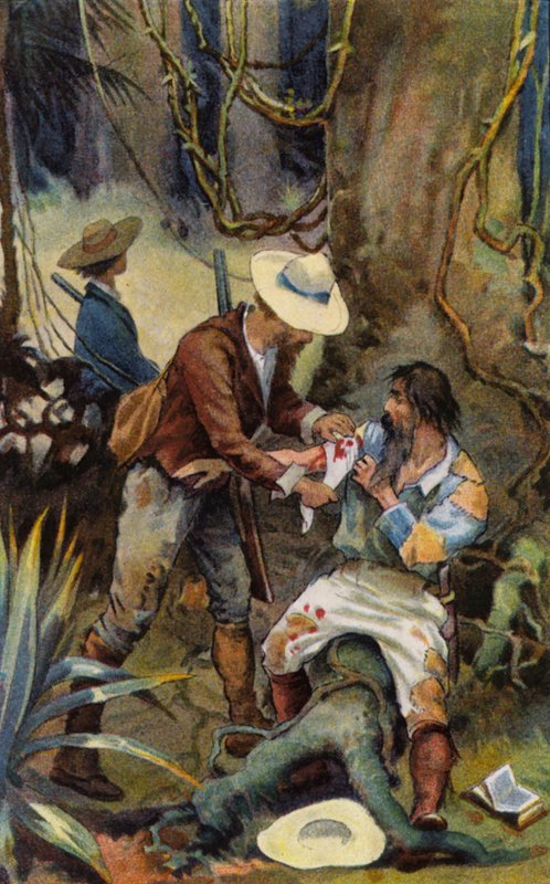 South America: Binding the Wounded Limb by English School