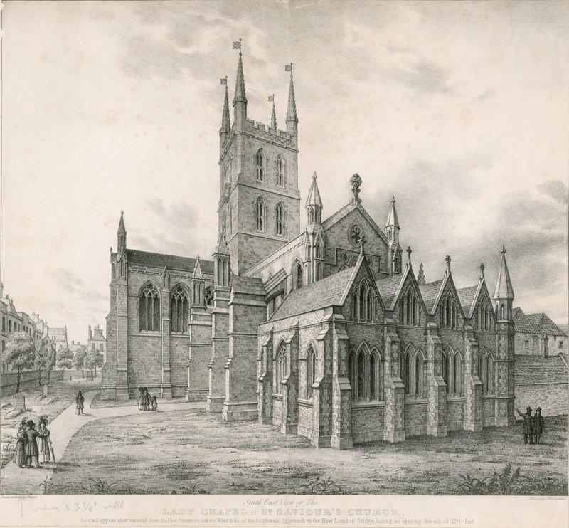 South East View of the Lady Chapel, St Saviour