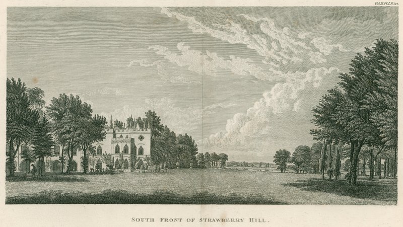 South front of Strawberry Hill, Twickenham, London by English School