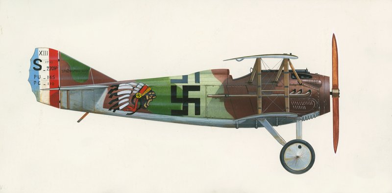 Spad S XIII by English School