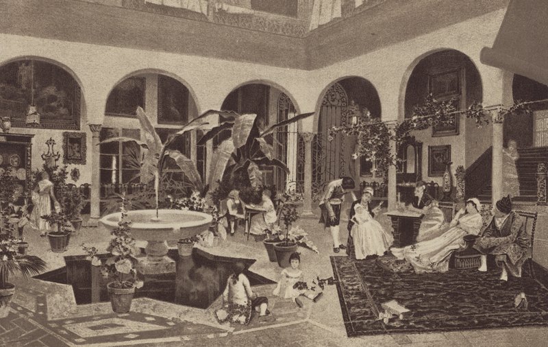 Spanish Interior by English School