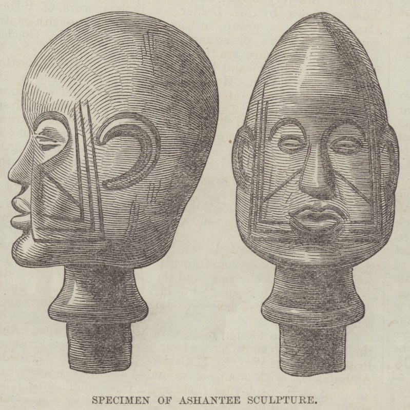Specimen of Ashantee Sculpture by English School
