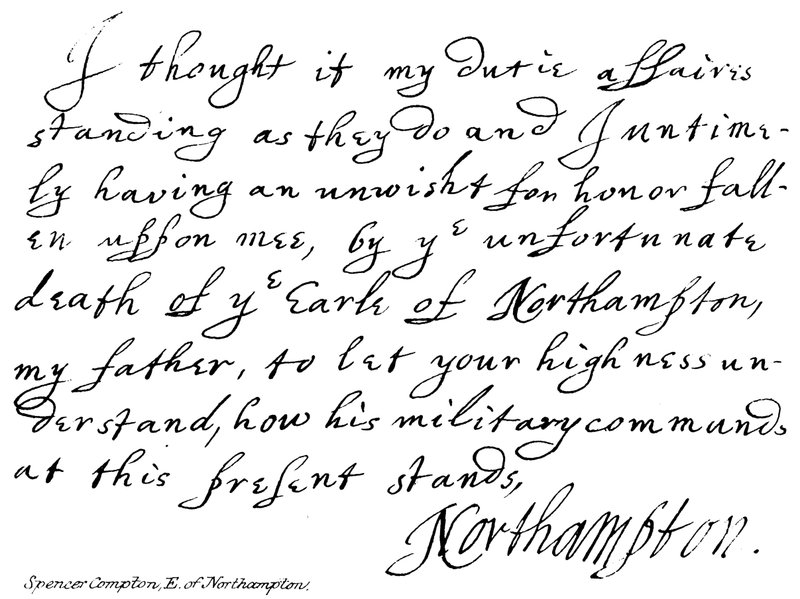 Spencer Compton, Earl of Northampton by English School