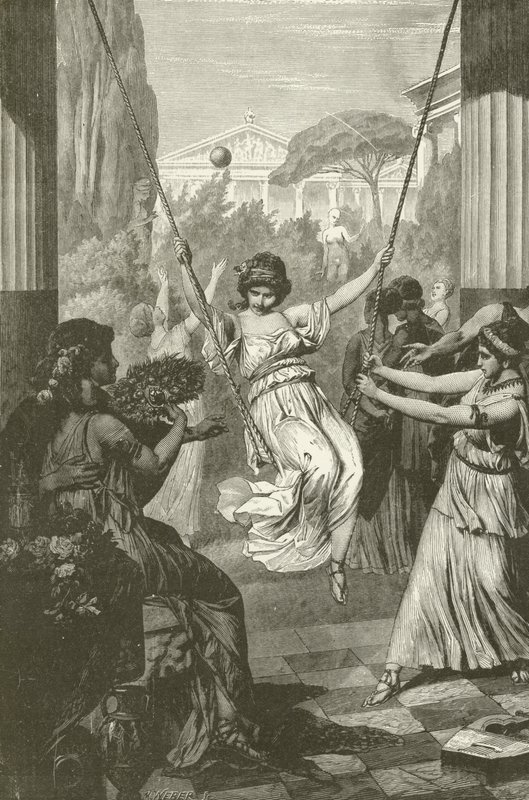 Sports of Greek Girls by English School
