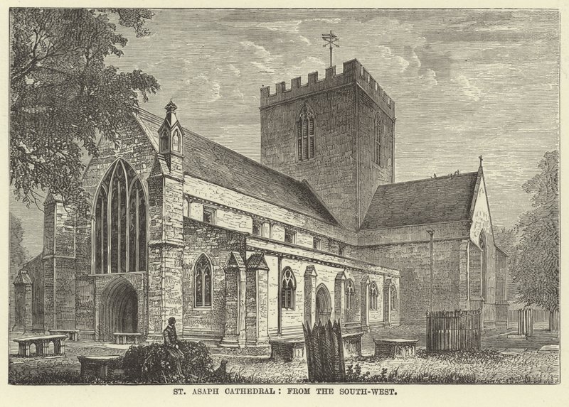 St Asaph Cathedral, from the South-West by English School