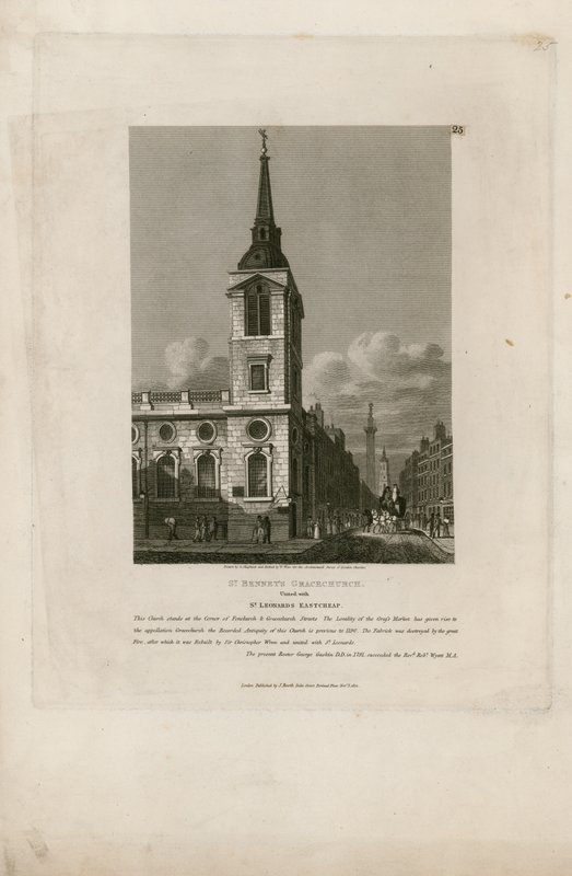 St Bennet Gracechurch, United with St Leonard Eastcheap by English School