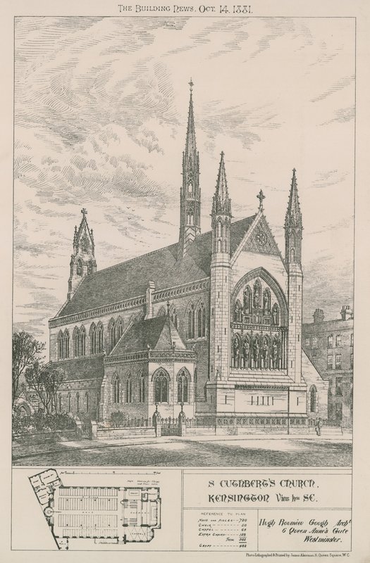 St Cuthberts Church, Kensington by English School