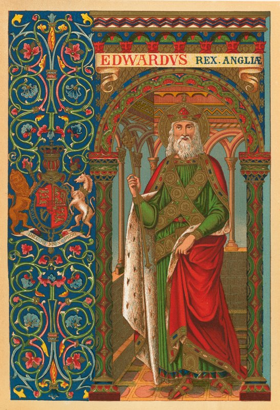 St Edward the Confessor by English School
