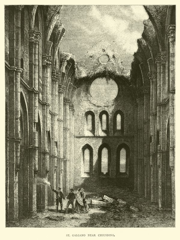 St Galgano near Chiusdino by English School