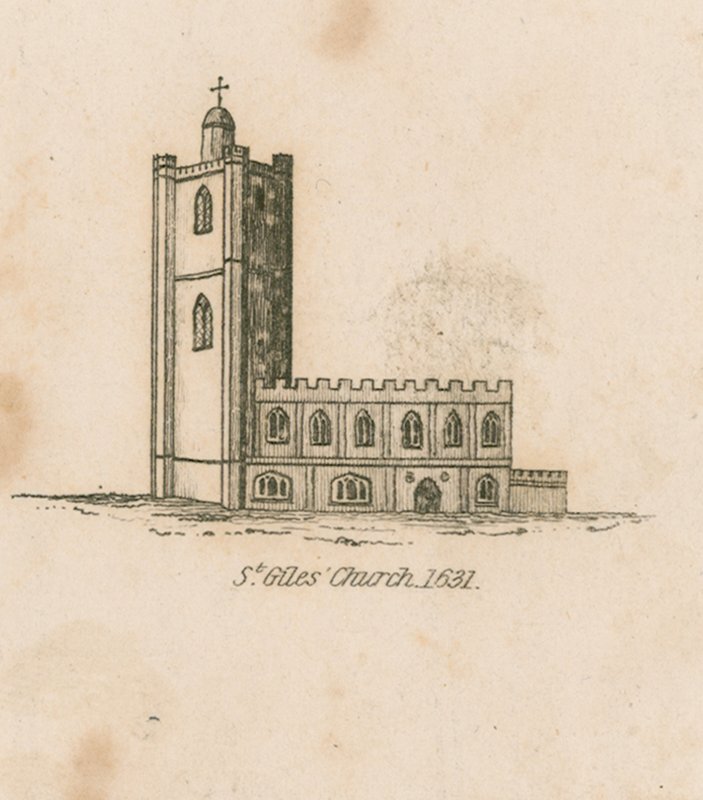 St Giles Church, 1631 by English School