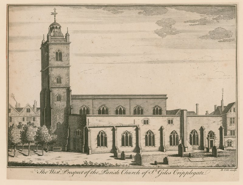 St Giles, Cripplegate, London by English School