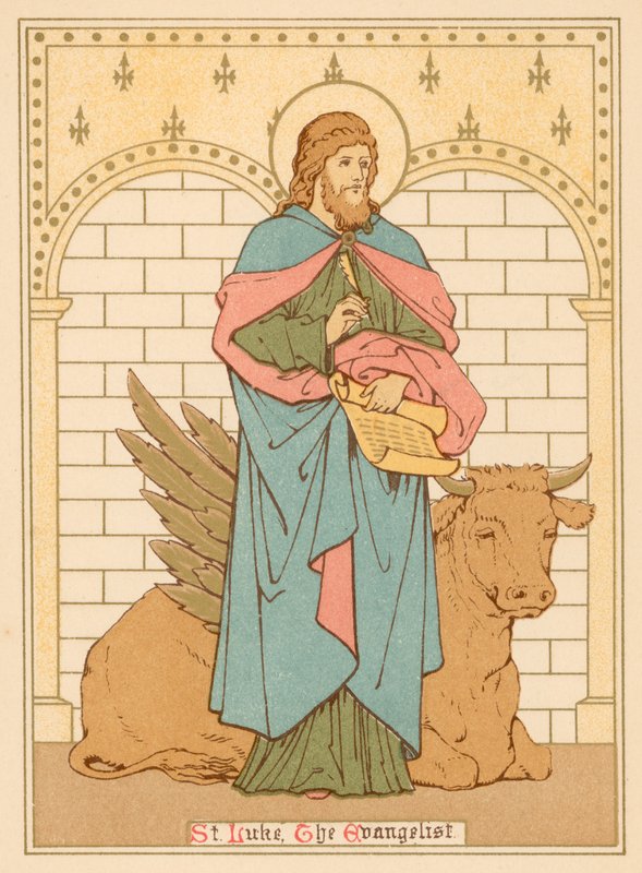 St Luke the Evangelist by English School