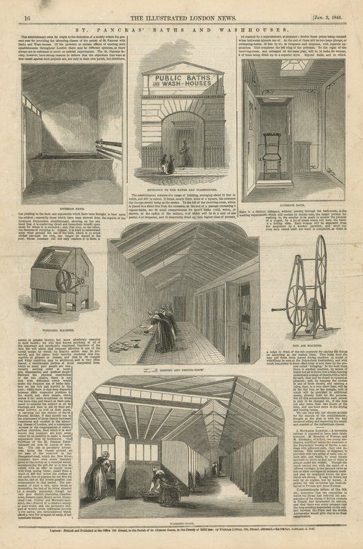 St Pancras Baths and Washhouses by English School